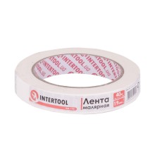 Лента малярная Intertool - 19 мм x 40 м белая 12 шт.