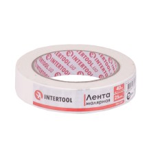 Лента малярная Intertool - 25 мм x 40 м белая 9 шт.