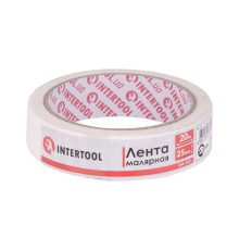 Лента малярная Intertool - 25 мм x 20 м белая 9 шт.