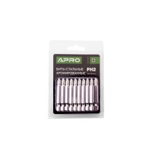 Біта Apro - PH2 x 50 мм хром (10 шт.) (309135)