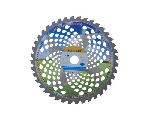 Диск для триммера Рамболд - 255 мм x 40Т победитовый зеленый Pro