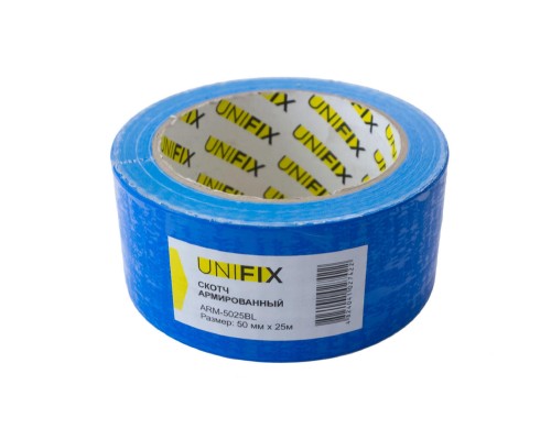 Лента армированная Unifix - 50 мм x 25 м синяя