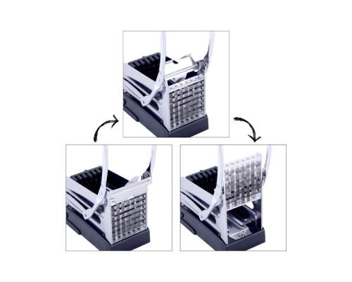 Машинка для нарезки картофеля фри Kamille - 2 лезвия 8 x 12 мм