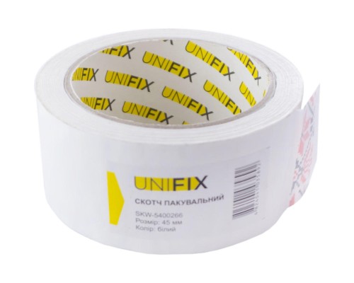 Скотч Unifix - 45 мм x 80 м x 40 мкм білий