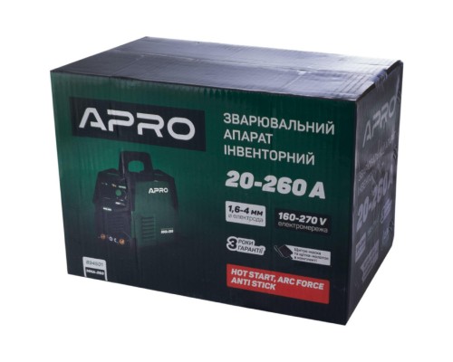 Сварочный инвертор Apro - MMA-260