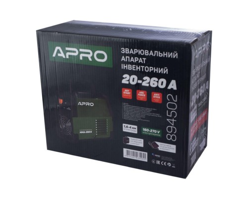 Сварочный инвертор Apro - MMA-260K