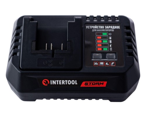 Зарядное устройство для аккумулятора Intertool - 20В x 4Ач Li-Ion Storm