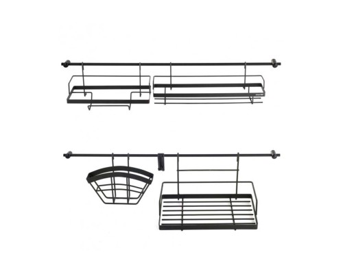 Набір полиць кухонних з рейлінги Kamille - 2 x 780 мм 16 од.