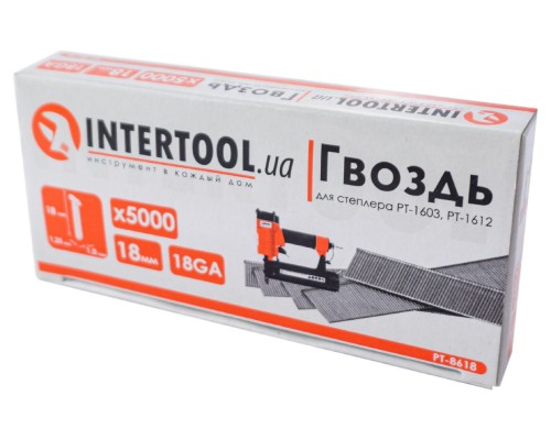 Цвях пневматичний Intertool - 18 мм (5000 шт.)