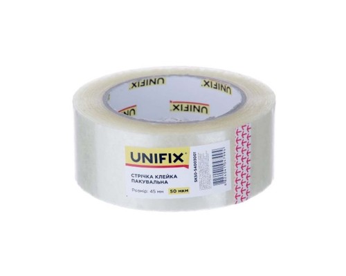 Скотч Unifix - 45 мм × 100 м × 50 мкм прозрачный