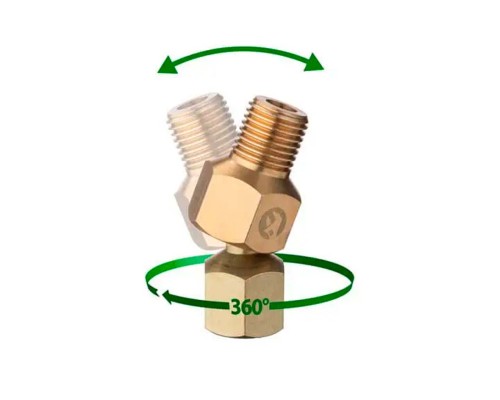 Шарнир поворотный Intertool-Storm - внутренняя резьба 1/4 × наружная резьба 1/4