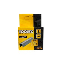 Скоба Toolex - 8 x 1,2 x 10,6мм широкая (1000шт)