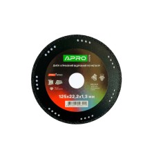 Диск алмазный по металлу Apro - 125 x 1,3мм PRO