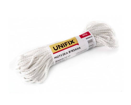 Веревка вязаная Unifix - 3мм x 15м белая