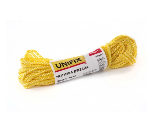 Веревка вязаная Unifix - 4мм x 15м ассорти