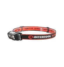 Фонарь налобный Intertool-Storm - 3Вт x 120Лм x 1200мAч 6