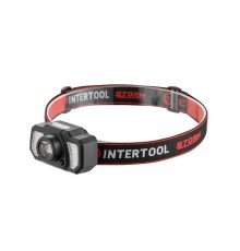 Фонарь налобный Intertool-Storm - 3Вт x 120Лм x 1200мAч 7